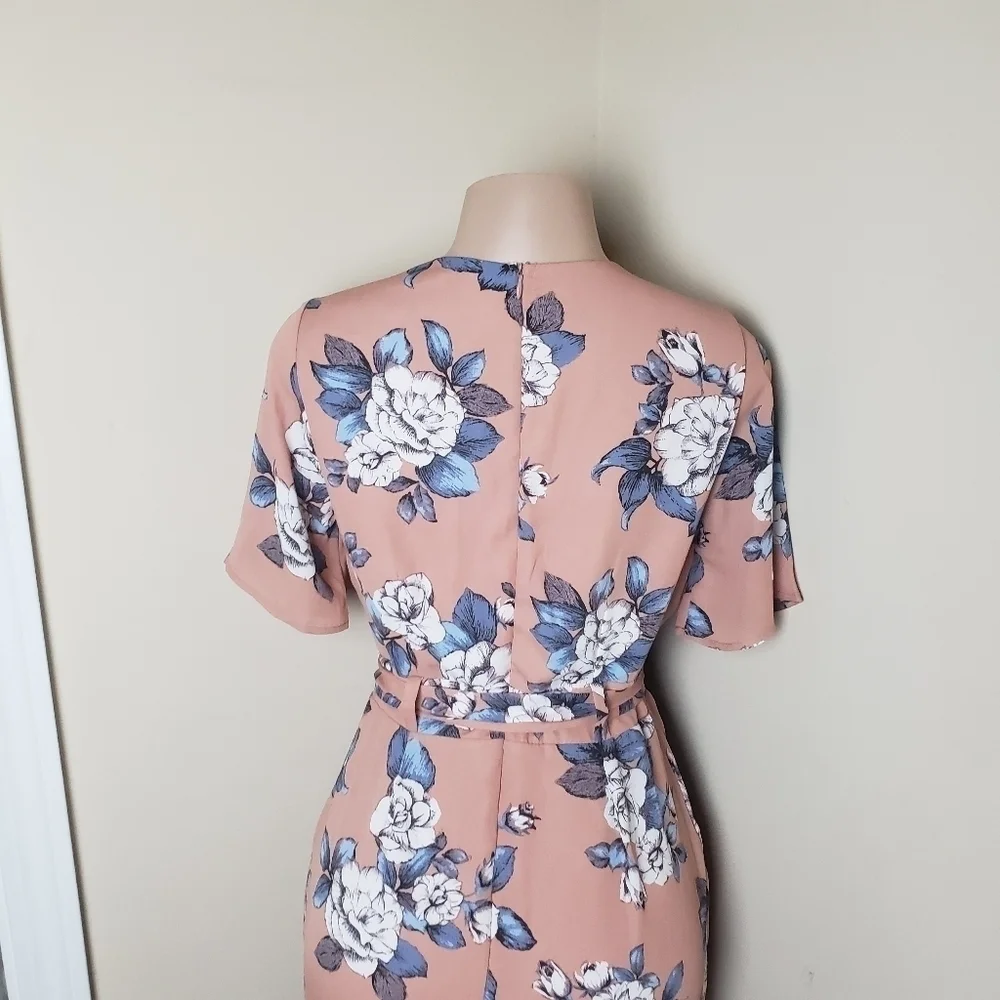 SIENNA SKY Floral Ultra Mini Dress with Long Cover - Picture 8 of 10